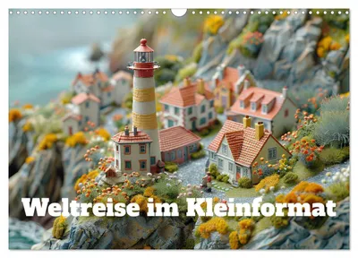 Produktbild von Weltreise im Kleinforma (Wandkalender 2027 DIN A3 quer), CALVENDO Monatskalender