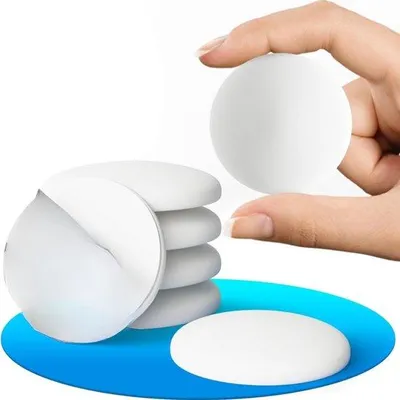 Productafbeelding van Famanu Deurstopper set, 6 stuks – Wit – Wandbuffers tegen dichtslaande deuren – Deurbumpers