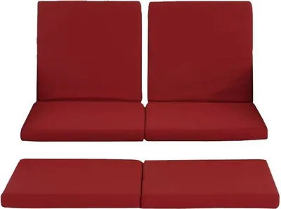 Produktbild von 3er-Set Kissenbezüge Sofa Ancona rubinrot
