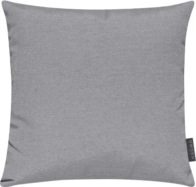 Produktbild von MAGMA Heimtex - Kissenhülle FINO - 50 x 50 cm - Grau - Baumwolle/Polyester