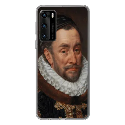 Produktbild von MuchoWow® Handyhülle Schutzhülle Hülle für Huawei P40 Wilhelm von Oranien - Gemälde von Adriaen Thomasz. Silikon Softcase Handy Hülle - Handytasche