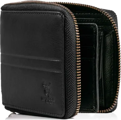 Produktbild von MATADOR Herren Leder Geldbörse Geldtasche RFID Schwarz