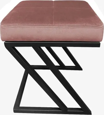 Obrázek produktu pro ZAZU MG VELVET pouffe růžová