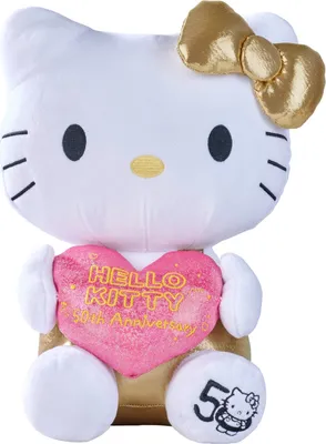 Produktbild von Hello Kitty - Plüschfigur 50. Jubiläum, Kuscheltier