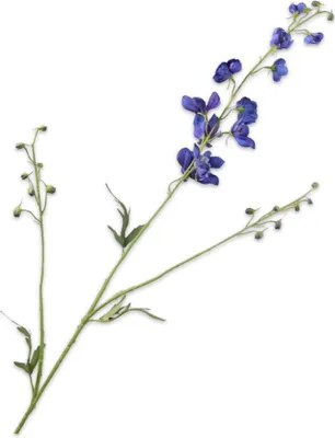 Produktbild von Silk-ka Kunstblume - Seidenblume Ritterspornzweig Lila 101 cm pro 2 Stück