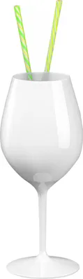 Produktbild von Santex Weinglas - weiser Kunststoff - 510 ml - unzerbrechlich - Wein