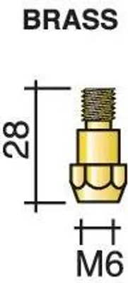 Produktbild von Düsenstock M 6 L.28mm f.ERGOPLUS 36 TRAFIMET