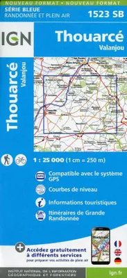 Obrázek produktu pro Thouarcé Valanjou, měřítko 1:25 000