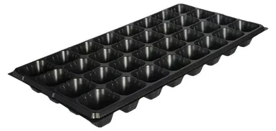 Immagine prodotto di Vassoio per la germinazione, in plastica, ideale per la germinazione dei semi, 32 fori x 10 pezzi
