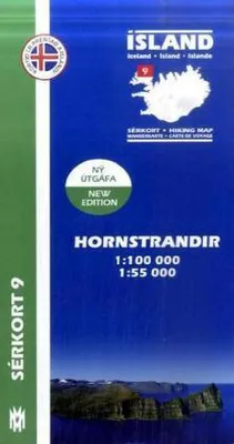 Obrázok produktu pre Island Serkort 09 Hornstrandir 1 : 100 000 / 1 : 55 000