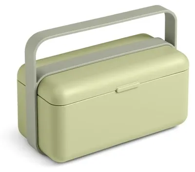 Produktbild von BLIM+ Create Bauletto - Lunchbox / Brotbox mit Besteck, dreifach unterteilt