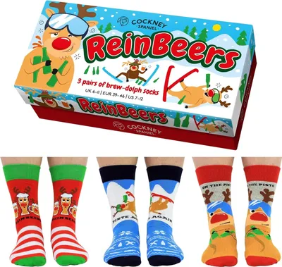 Produktbild von ReinBeers Rentier Socken in 39-46 im 6er Set