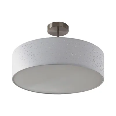Produktbild von Lindby Deckenlampe Umma, Abstand, weiß, Stoff, Ø 50 cm, E27