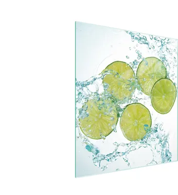 Image de Planche à découper en verre 45x52 citron vert
