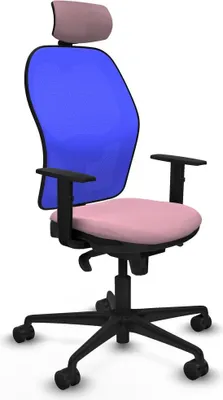 Produktbild von Bürostuhl mit Kopfstütze Piqueras y Crespo 1D036N2 Rosa