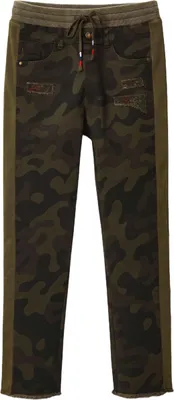 Produktbild von Desigual Damen Hose - Camouflage Chino Pants mit Kordelzug 22WWPN134086 GR. XS