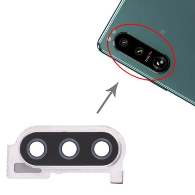 Obrázok produktu pre Zadný kryt objektívu zadnej kamery pre Sony Xperia 10 III – náhradný, strieborný