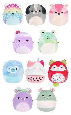 Image de Squishmallows, peluches Micromallows, lot de 5, 6 cm