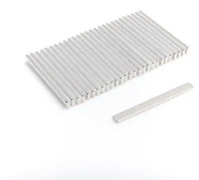 Produktbild von Top Magnesy - 10 Stück Neodym Magnete 50x5x1.6 mm N38 - extra starke Haftmagnete für Montage, Werkstatt & Industrie