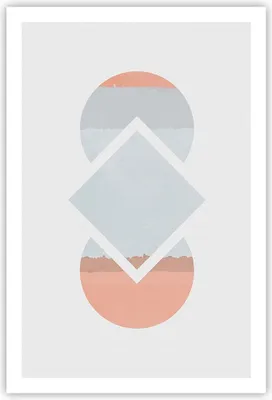 Produktbild von Poster - Poster ohne Rahmen - Stück Geometrisch Diamant - 61x91,5 cm - Wand Bild - Wanddeko - Wandbilder - Kunstposter - Wandposter - Bilder - Kunstdruck - Wanddekoration - Wandbild - P2XPA61x91-4690