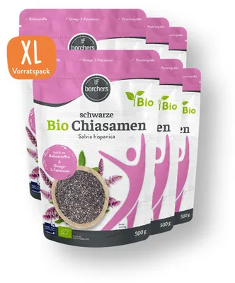 Produktbild von BORCHERS  Chia Samen Schwarz (6x500g)