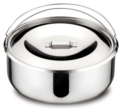 Produktbild von Lagostina Einsatz mit Deckel, Zubehör für 5/6-Liter-Schnellkochtopf aus Edelstahl, Durchmesser 20 cm