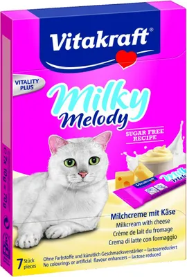 Produktbild von Vitakraft Milky Melody mit Käse, Senior, Käse, 70 g