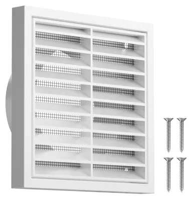 Productafbeelding van 100 mm Ventilatie Rooster met Insectenbescherming