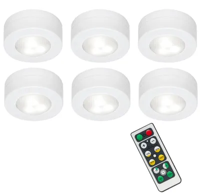 Produktbild von LED Schranklicht Tastschalter Fernbedienung Dimmbar W weiß Kunststoff Briloner