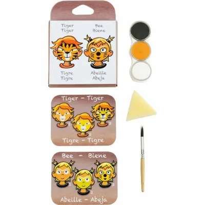 Produktbild von klein Partyschmink-Set Tiger-Biene
