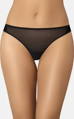Zdjęcie produktu dla Teyli brazylijskie majtki z kwiatową koronką Naddi Female 305 czarny M