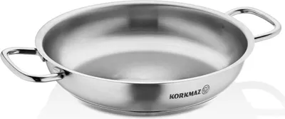 Image de Korkmaz Proline Poêle à paella ø36 cm - Acier inoxydable 18/10 - 6 L