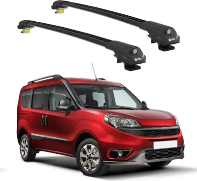 Immagine prodotto di TURTLE Portapacchi AIR-1 FIAT DOBLO 2 2010 - 2022 (Barre rialzate) , Nero