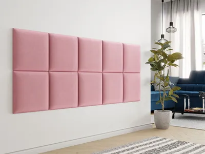 Obrázok produktu pre Čalúnený panel na stenu 42x42xPAG - ružový