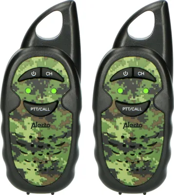 Obrázek produktu pro Alecto FR-05CAMO - Sada se dvěma vysílačkami pro děti, dosah až 3 km, maskovací provedení