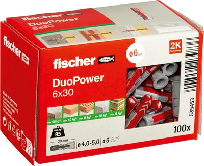 Produktbild von Fischer DuoPower 6 x 30 LD | 100 Stück