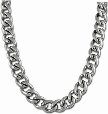 Immagine prodotto di Collana Amello 50cm in acciaio inossidabile catena a cordoncino da donna argento lucido ESKX18J0