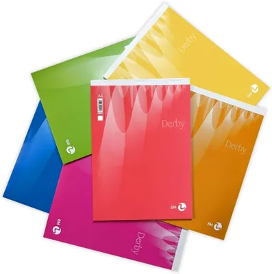Produktbild von A4 Notizbuch 10er-Pack, Weißes Papier 60 g/m², für Schule, Büro, Notizen