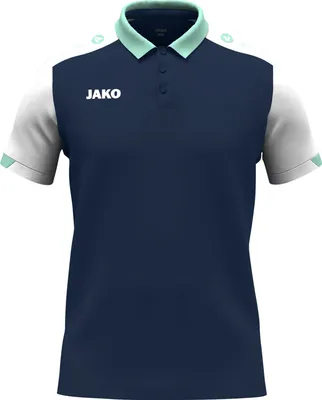 Immagine prodotto di JAKO Polo Dynamic unisex - 6370, colore: blu/bianco/menta, taglia: XL