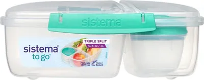 Image de Sistema Boîte à trois compartiments avec récipient pour yogourt 2 l, menthe