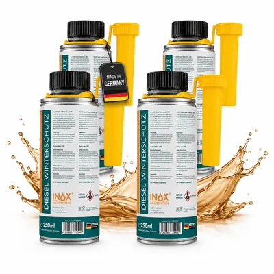 Produktbild von INOX® Diesel Winterschutz Additiv 1:200, 4x250 ml - Frostschutz Zusatz bis -33°C