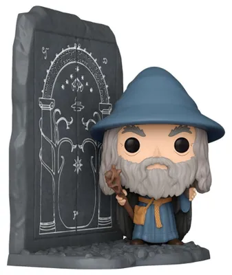 Image de Funko POP! Deluxe, Le Seigneur des Anneaux, Gandalf avec la porte de Durin, 16,5 cm