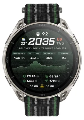 Produktbild von Amazfit Cheetah 2 Ultra, 3,81 cm (1.5"), AMOLED, Touchscreen, 64 GB, GPS, 52 g