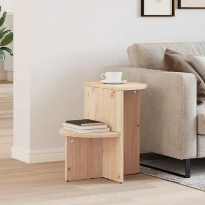Productafbeelding van Maison Exclusive - Salontafel, naturel, 50 x 40 x 50 cm, massief grenenhout