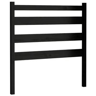 Obrázok produktu pre vidaXL Čelo postele čierne 96x4x100 cm Masívne borovicové drevo
