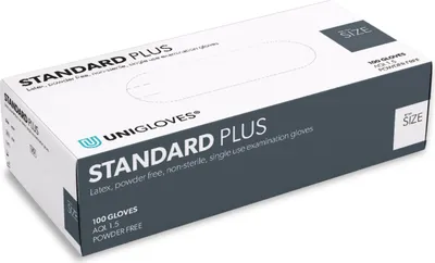 Produktbild von Unigloves Standard Plus Einweghandschuhe | Gr. M - 1000 Einmalhandschuhe
