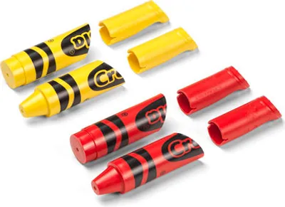 Produktbild von Wandhaken, Gelb/Rot - Polypropylen - Crayola