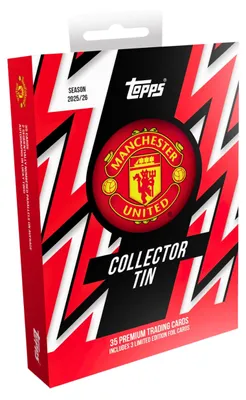 Produktbild von Topps Manchester United Collector Tin 2025/26 – Tin – Football Cards