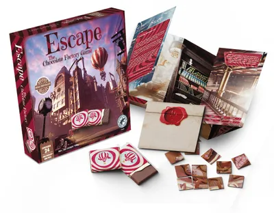 Produktbild von Escape Milch Schokospiel Edition mit belgischer Schokolade 108g