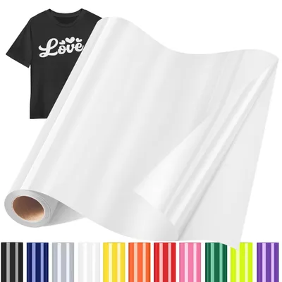 Zdjęcie produktu dla Folia transferowa do odzieży - 12 x 426 cm. Folia termotransferowa do koszulek i projektów DIY